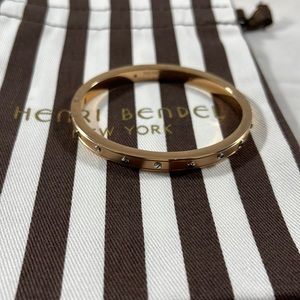 Henri Bendel Studded Rose Gold Bangle